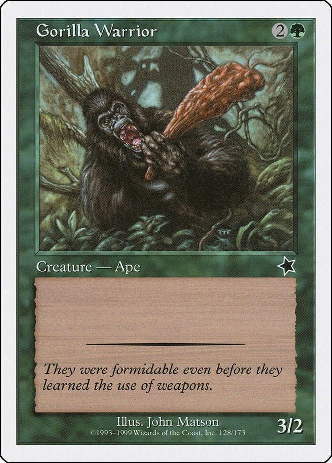 Gorilla Warrior (128) [S99] - MTG Single