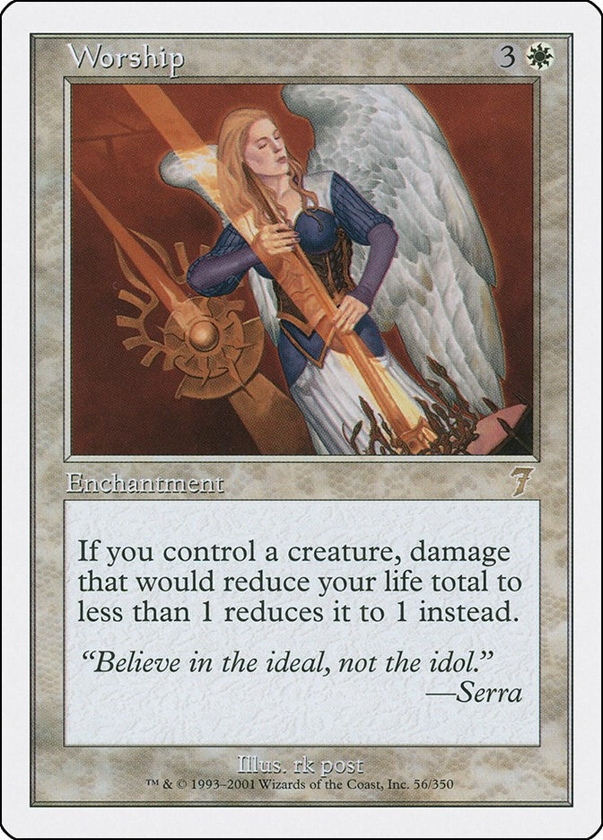 Worship (56) [7ED] - MTG Single