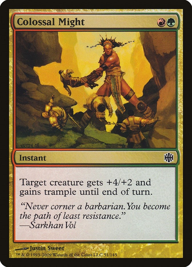 Colossal Might (51) [ARB] - MTG Single