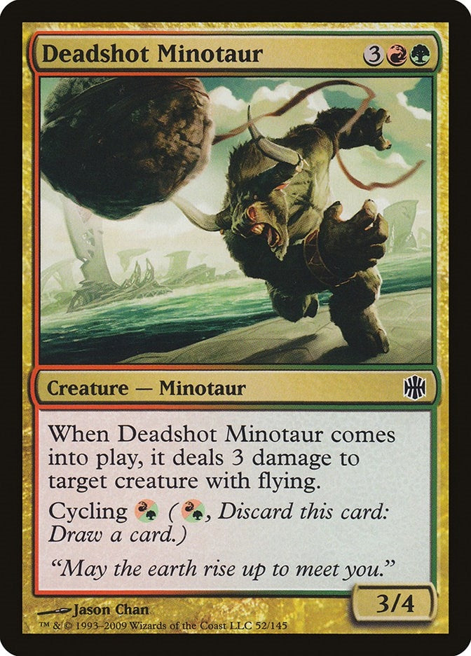 Deadshot Minotaur (52) [ARB] - MTG Single