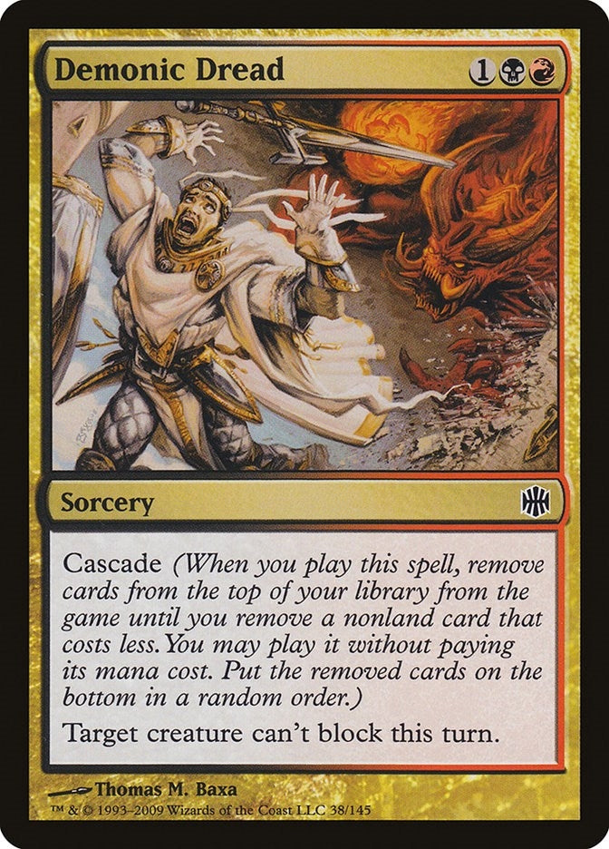 Demonic Dread (38) [ARB] - MTG Single