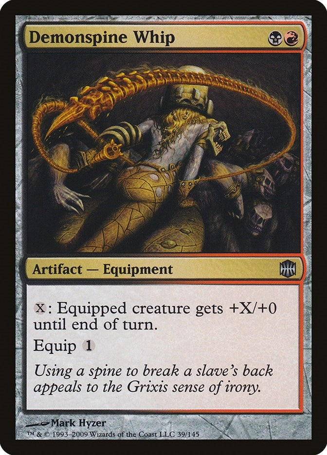 Demonspine Whip (39) [ARB] - MTG Single