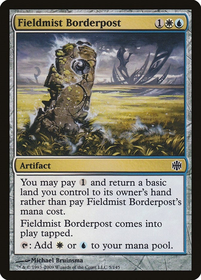 Fieldmist Borderpost (5) [ARB] - MTG Single