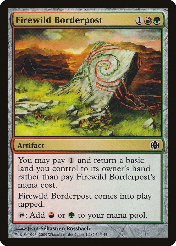 Firewild Borderpost (54) [ARB] - MTG Single