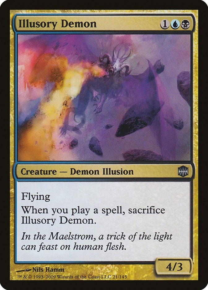 Illusory Demon (21) [ARB] - MTG Single