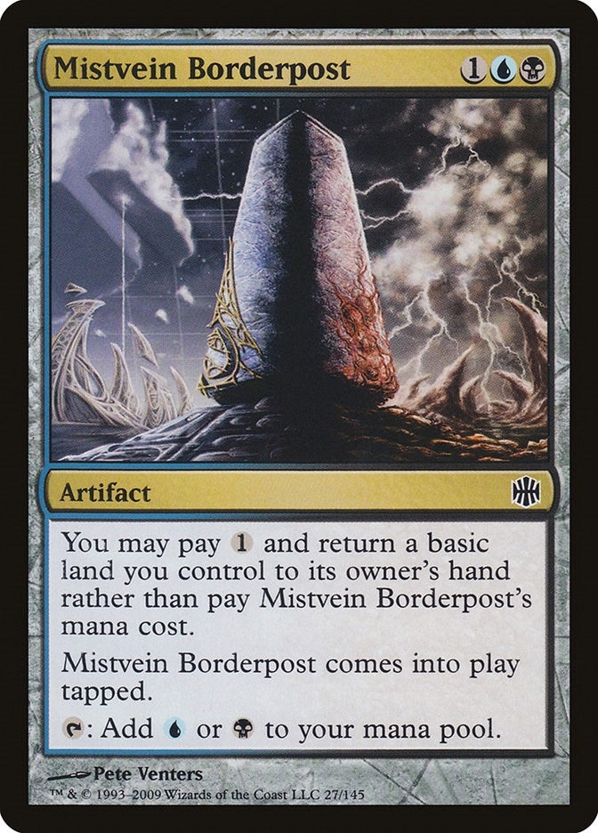 Mistvein Borderpost (27) [ARB] - MTG Single
