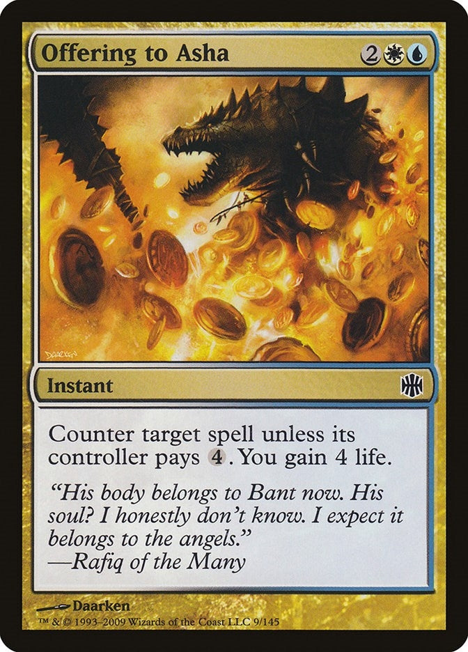Offering to Asha (9) [ARB] - MTG Single