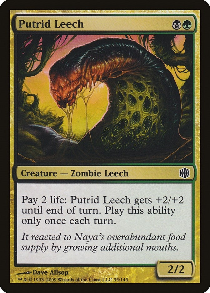 Putrid Leech (95) [ARB] - MTG Single