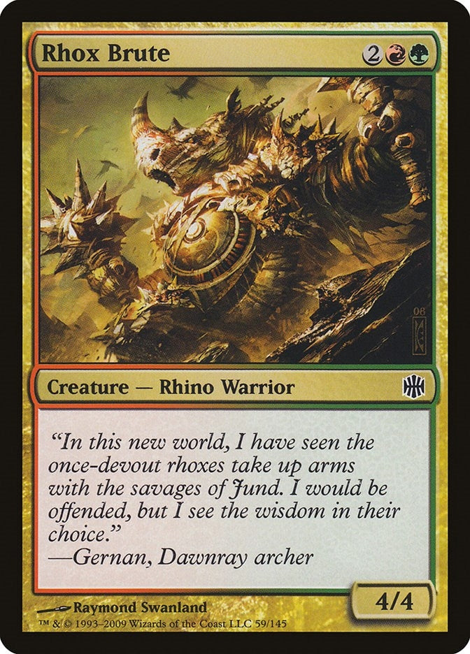 Rhox Brute (59) [ARB] - MTG Single