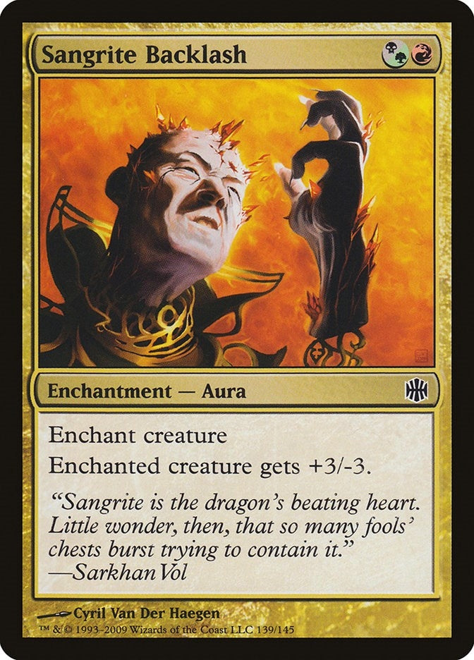 Sangrite Backlash (139) [ARB] - MTG Single