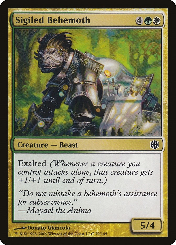 Sigiled Behemoth (79) [ARB] - MTG Single