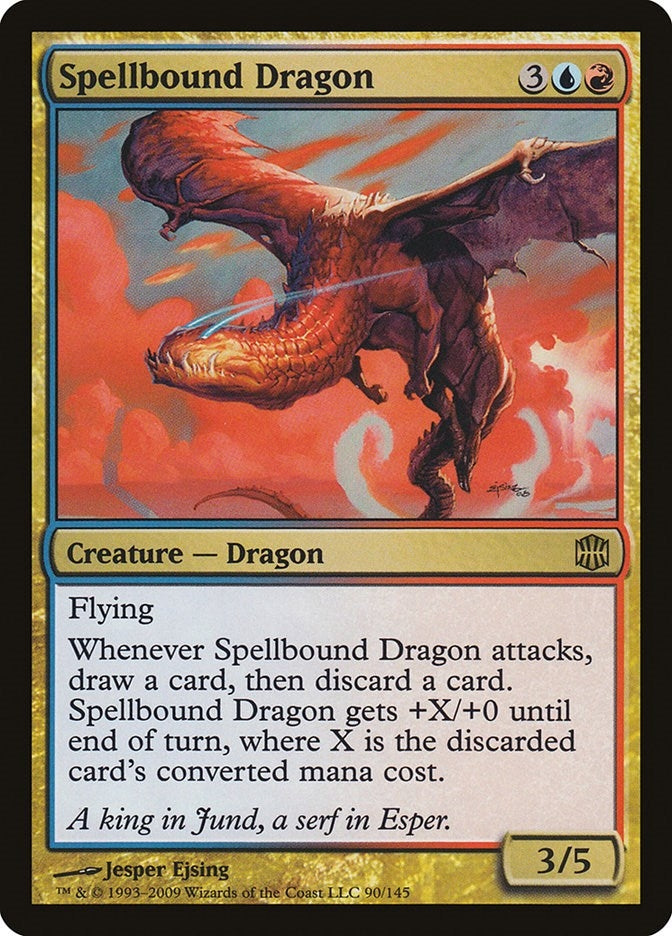 Spellbound Dragon (90) [ARB] - MTG Single