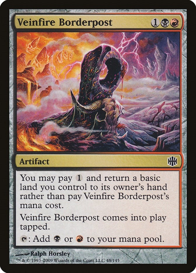 Veinfire Borderpost (48) [ARB] - MTG Single