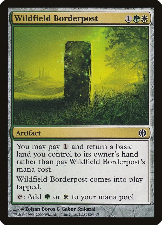 Wildfield Borderpost (80) [ARB] - MTG Single