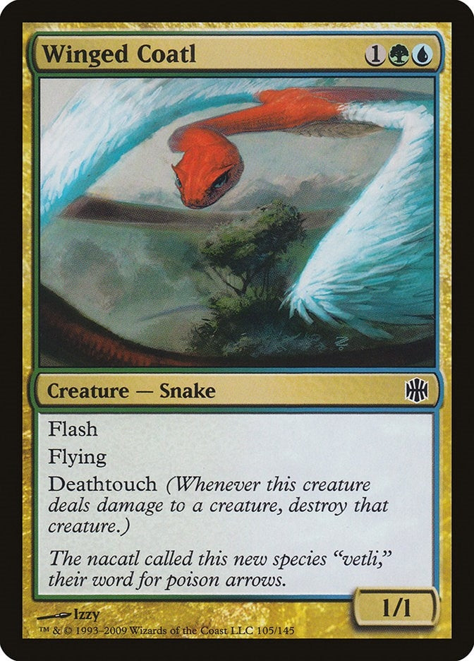 Winged Coatl (105) [ARB] - MTG Single