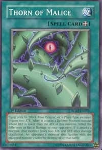 Thorn of Malice (47) (RGBT) - YuGiOh Single