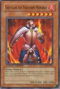 Thestalos the Firestorm Monarch (2008) (GLD2) - YuGiOh Single