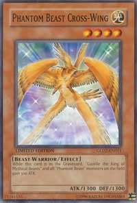 Phantom Beast Cross-Wing (2011) (GLD2) - YuGiOh Single