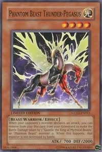 Phantom Beast Thunder-Pegasus (2013) (GLD2) - YuGiOh Single
