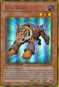 Test Tiger (2029) (GLD2) - YuGiOh Single