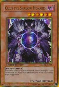 Caius the Shadow Monarch (2033) (GLD2) - YuGiOh Single