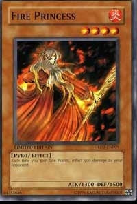 Fire Princess (1005) (GLD1) - YuGiOh Single