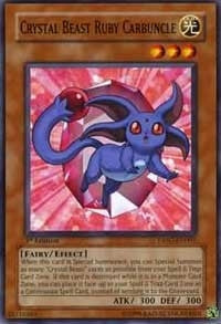 Crystal Beast Ruby Carbuncle (7001) (DP07) - YuGiOh Single