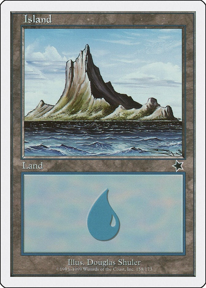 Island (158) (158) [S99] - MTG Single