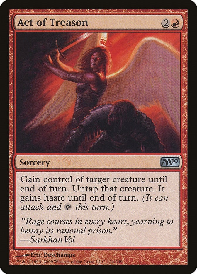 Act of Treason (124) [M10] - MTG Single