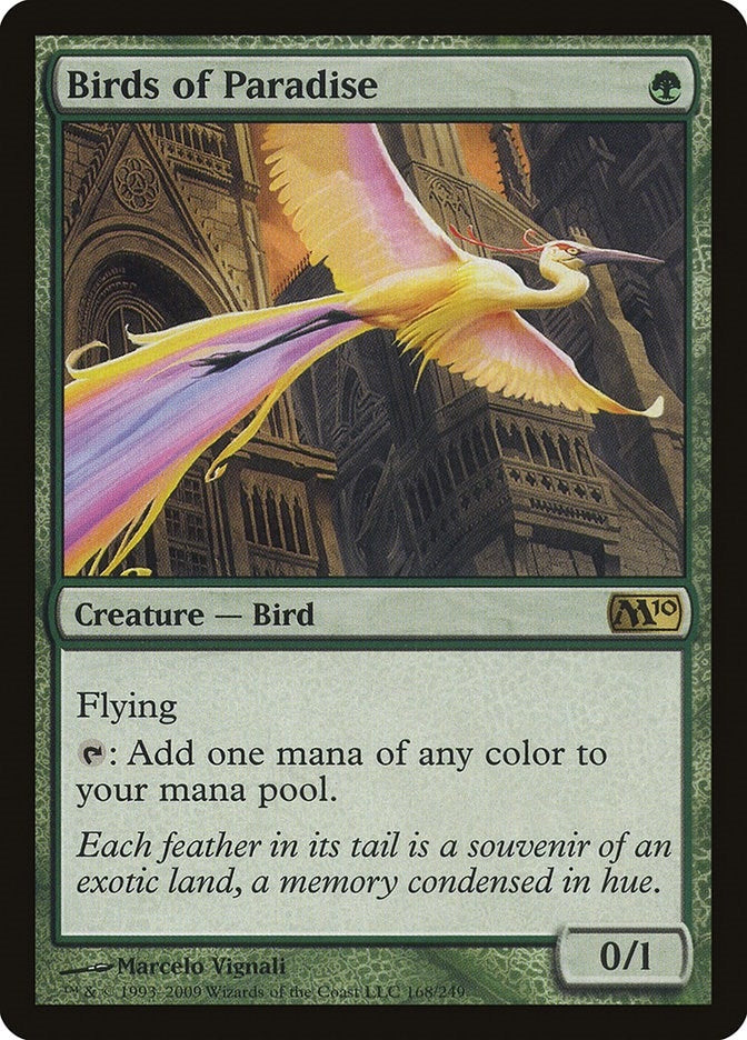 Birds of Paradise (168) [M10] - MTG Single