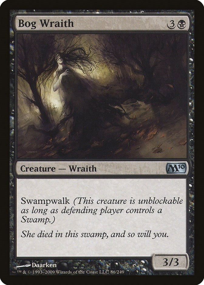 Bog Wraith (86) [M10] - MTG Single