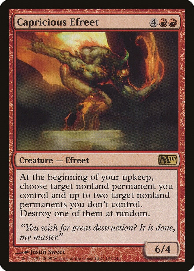 Capricious Efreet (131) [M10] - MTG Single