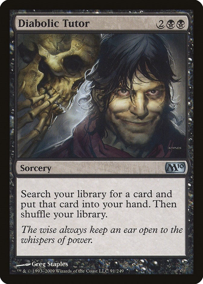 Diabolic Tutor (91) [M10] - MTG Single