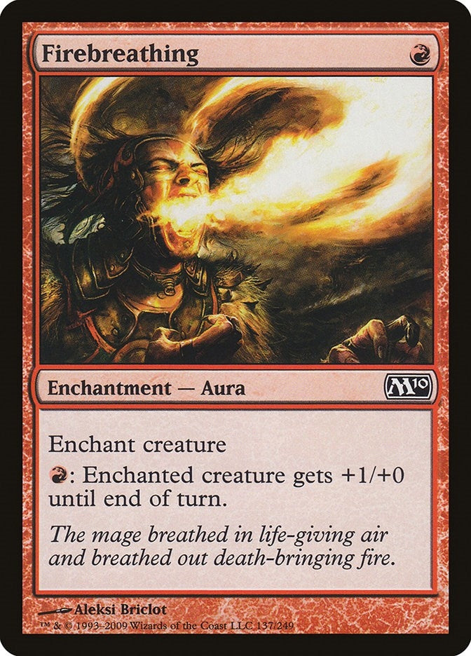 Firebreathing (137) [M10] - MTG Single