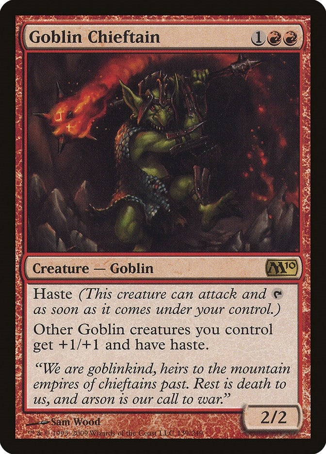 Goblin Chieftain (139) [M10] - MTG Single