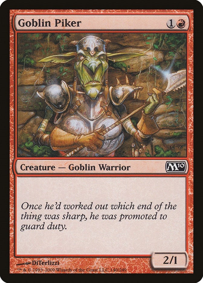 Goblin Piker (140) [M10] - MTG Single