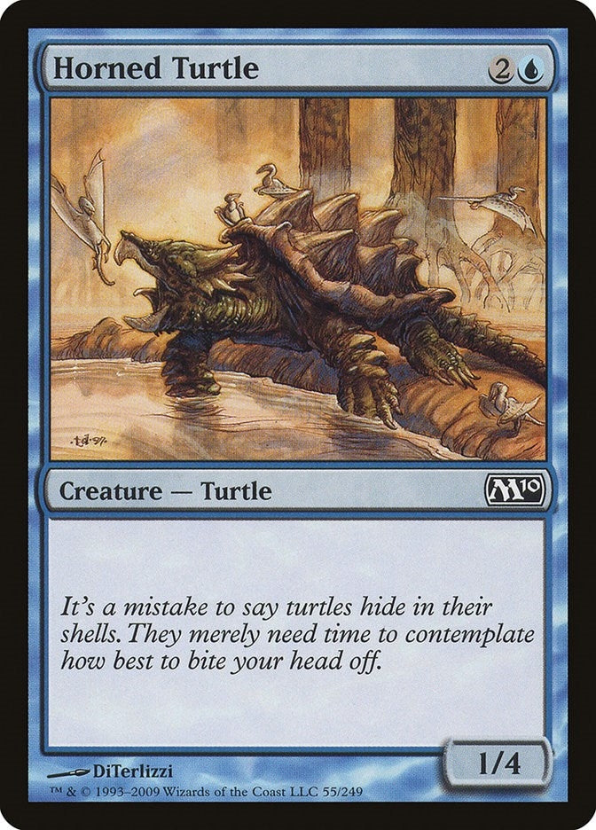 Horned Turtle (55) [M10] - MTG Single