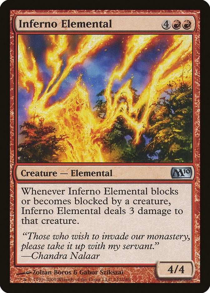 Inferno Elemental (142) [M10] - MTG Single
