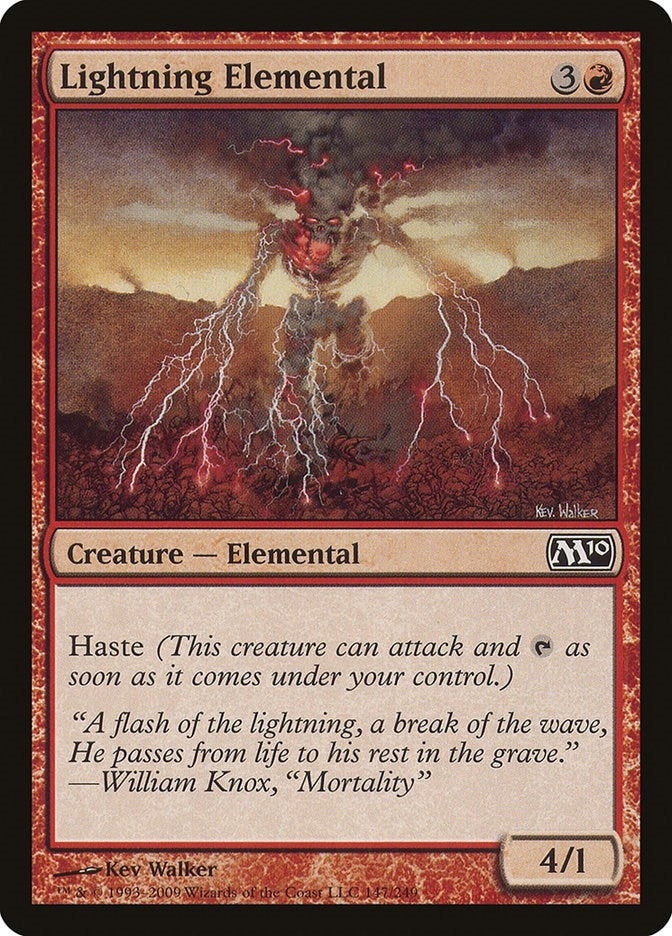 Lightning Elemental (147) [M10] - MTG Single