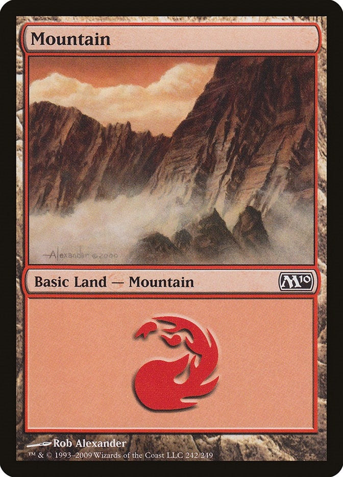 Mountain (242) (242) [M10] - MTG Single