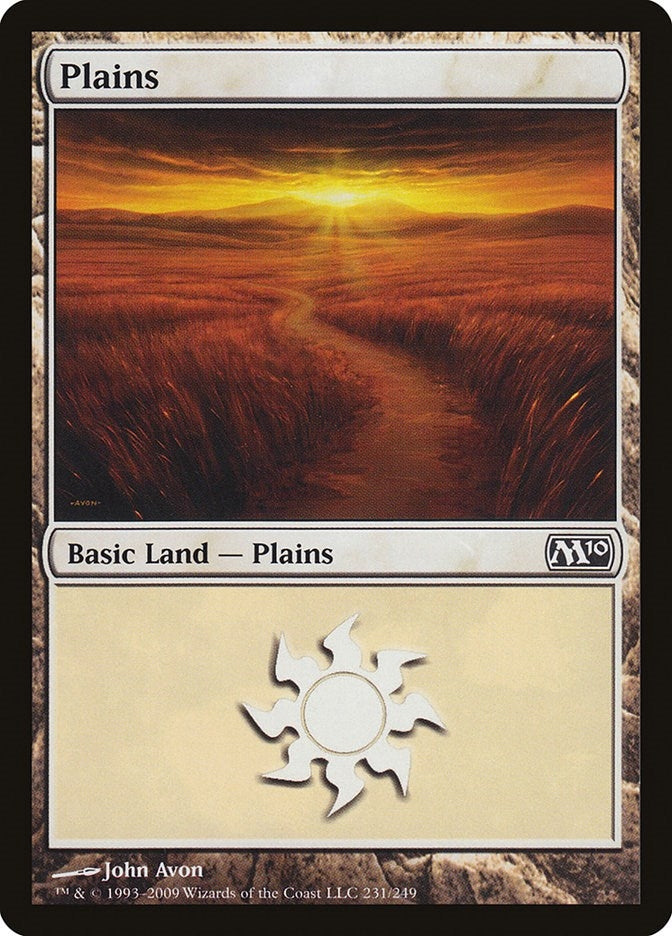 Plains (231) (231) [M10] - MTG Single