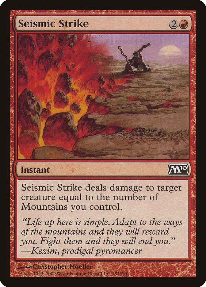 Seismic Strike (154) [M10] - MTG Single