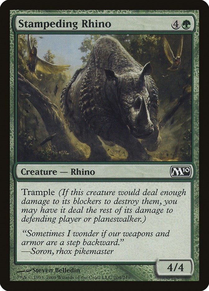 Stampeding Rhino (204) [M10] - MTG Single