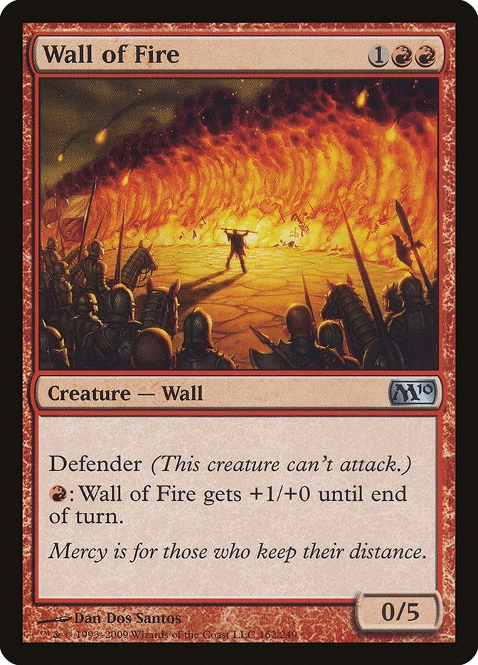 Wall of Fire (162) [M10] - MTG Single
