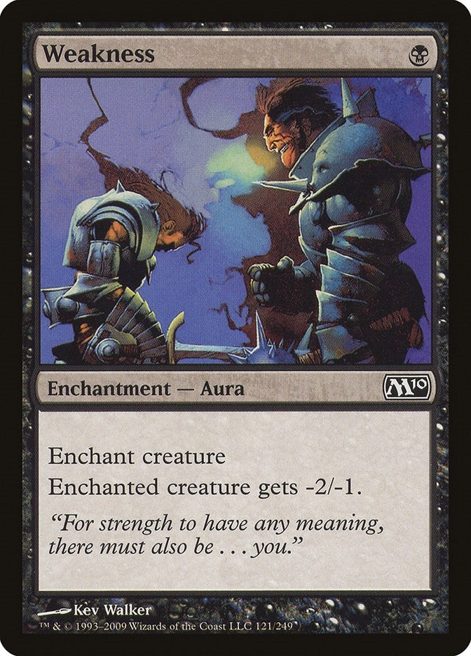 Weakness (121) [M10] - MTG Single