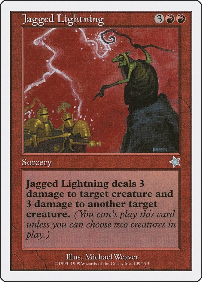 Jagged Lightning (109) [S99] - MTG Single
