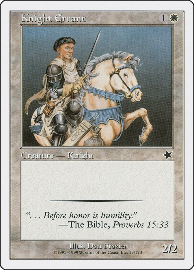 Knight Errant (19) [S99] - MTG Single