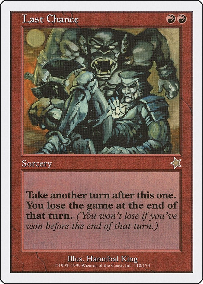 Last Chance (110) [S99] - MTG Single