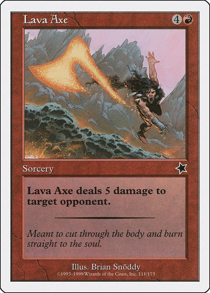 Lava Axe (111) [S99] - MTG Single