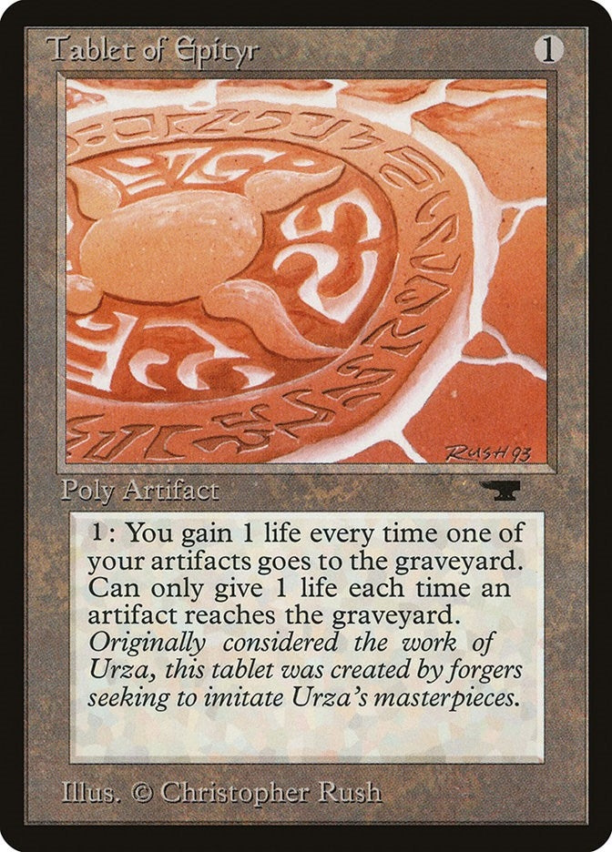 Tablet of Epityr [ATQ] - MTG Single
